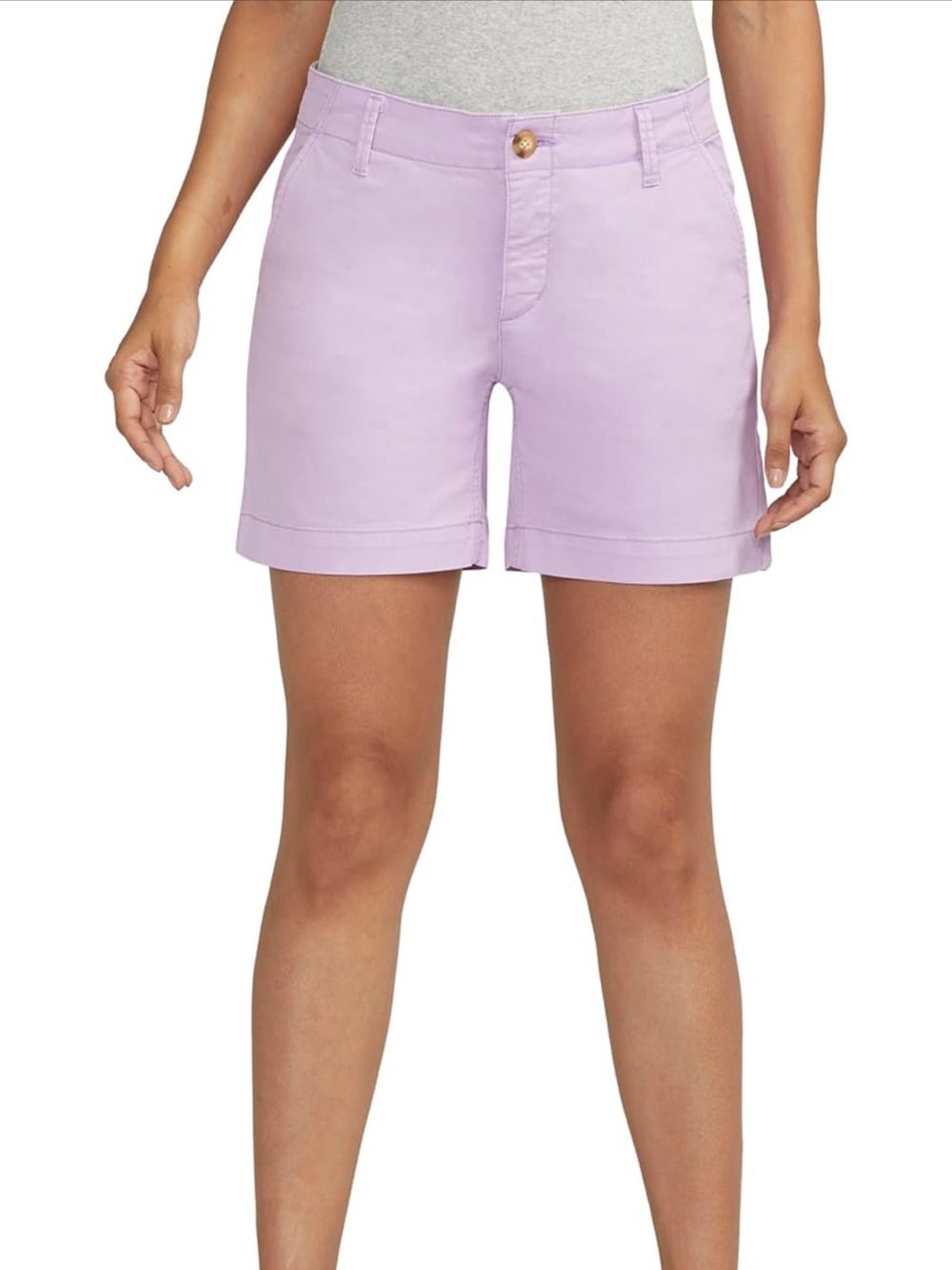 Jag Women’s Lavender Cotton Blend Shorts size 8